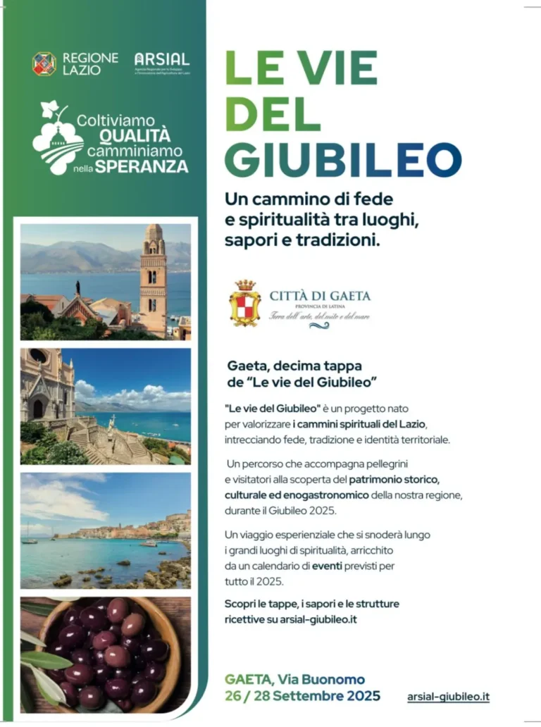 Le Vie del Giubileo 2025 – Gaeta