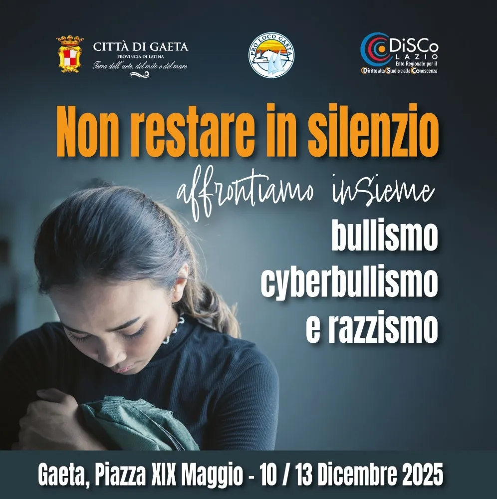 Flyer ufficiale "Non restare in silenzio"