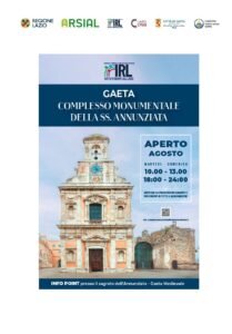 Complesso Monumentale della SS. Annunziata di Gaeta, orari di apertura agosto 2026